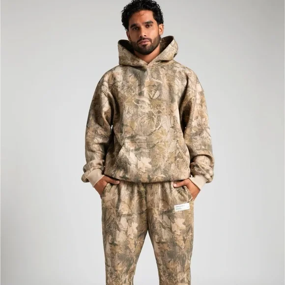 Comfrt Camo Hoodie High Sierra Size L - Picture 2 of 6